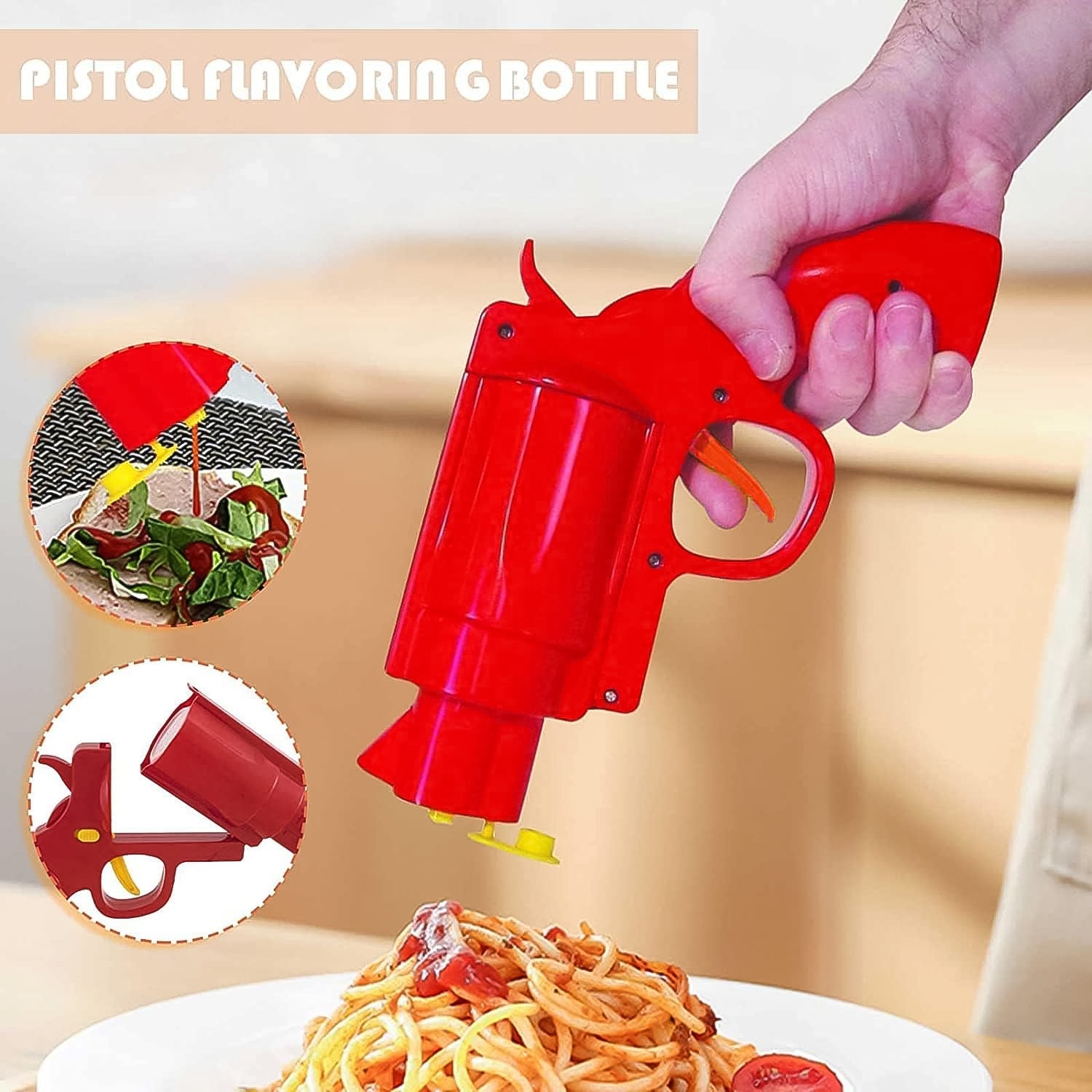 Ketchup Dispenser Mustard Bottle Gun (1 Pc) Ketchup Dispenser Mustard Bottle Gun (1 Pc)